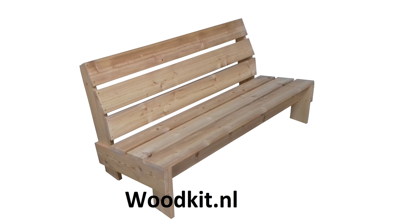 organiseren cement In Tuinbank douglas hout bouwpakket € 129,- - Woodkit