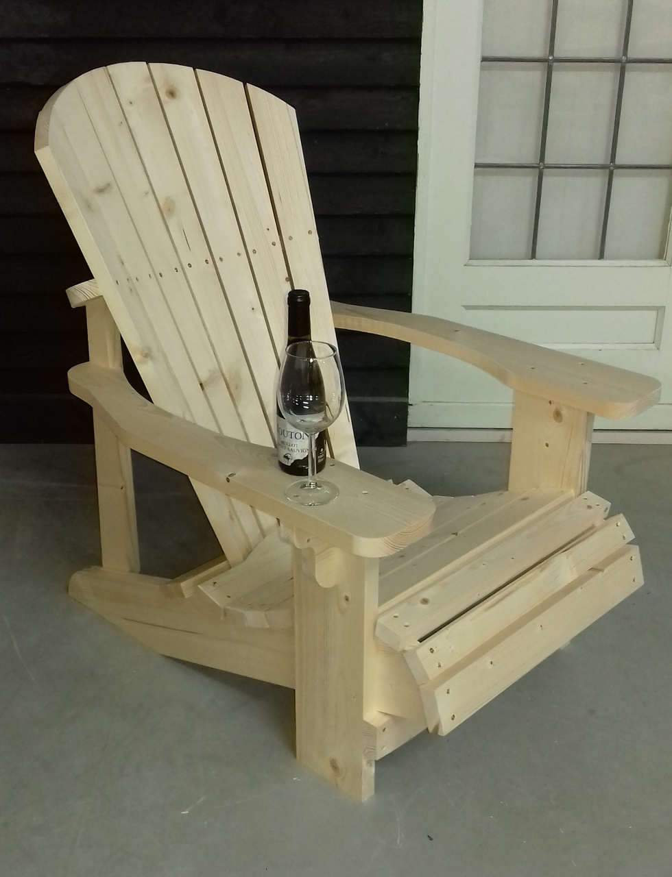 Besmettelijke ziekte documentaire Natura Adirondack chair bouwpakket houten stoel - Woodkit
