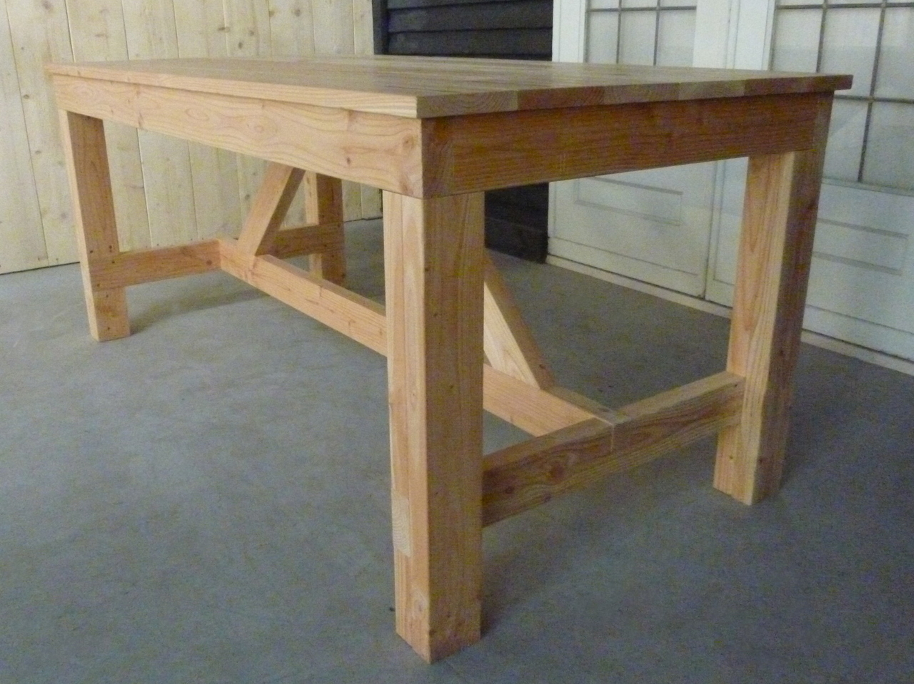 moed Maxim ongeduldig Tuintafel douglas hout bouwpakket - Woodkit