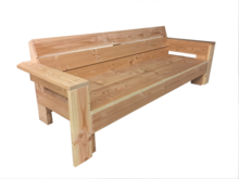 Loungebank hout